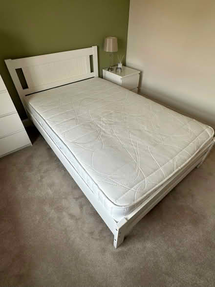 Photo of free Small double bed frame and mattress (East Bergholt CO7) #4