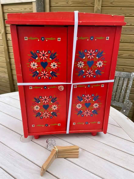 Photo of free For renovation: doll's folkart wardrobe (West Malvern CP WR14) #2