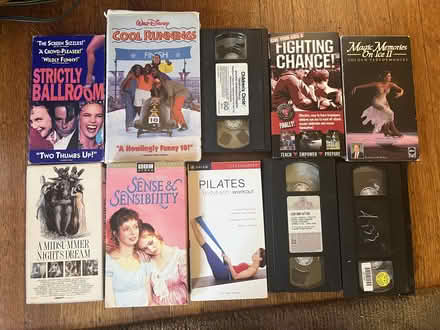 Photo of free VHS tapes (Berkeley, near Claremont Hotel) #1