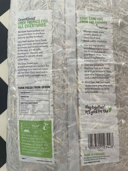 Photo of free Clean straw for pets or gardening (Bevendean BN2) #2