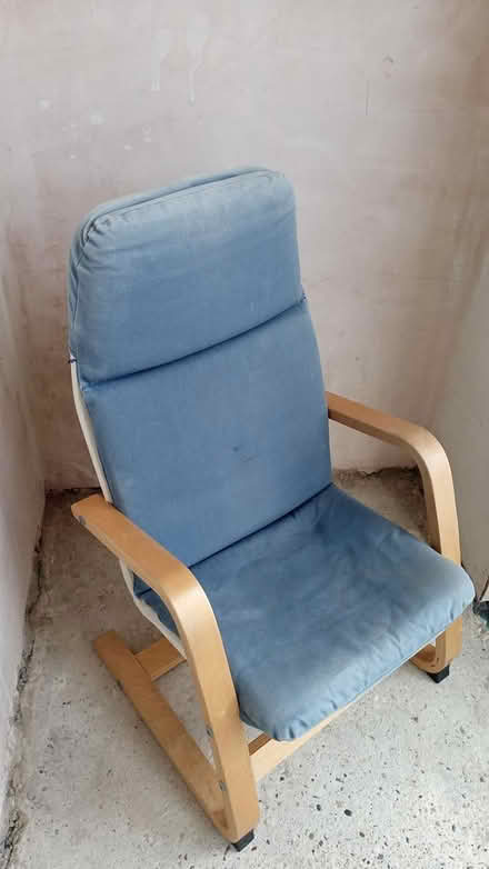 Photo of free IKEA OLAND Children's Chair BLUE (Gants Hill / IG2) #2