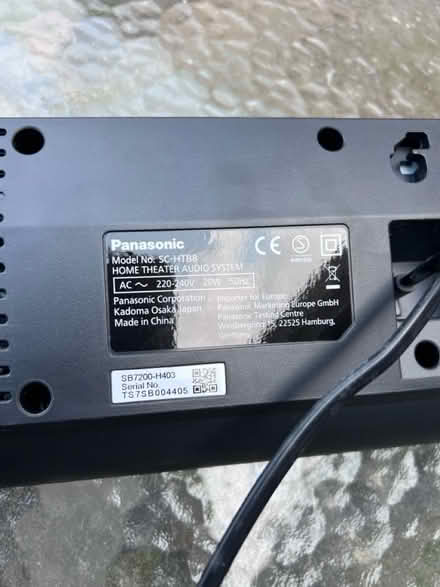 Photo of free Panasonic sound bar (Shenley Radlett WD7) #3