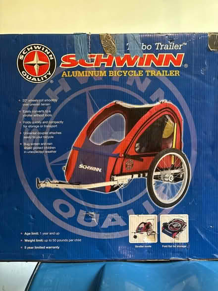 Photo of free Schwinn bicycle trailer (Herndon near McNair ES) #1