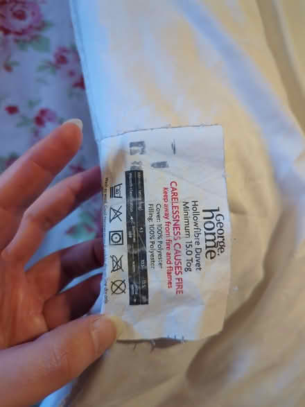 Photo of free 15 tog double duvet (Prenton CH43) #3