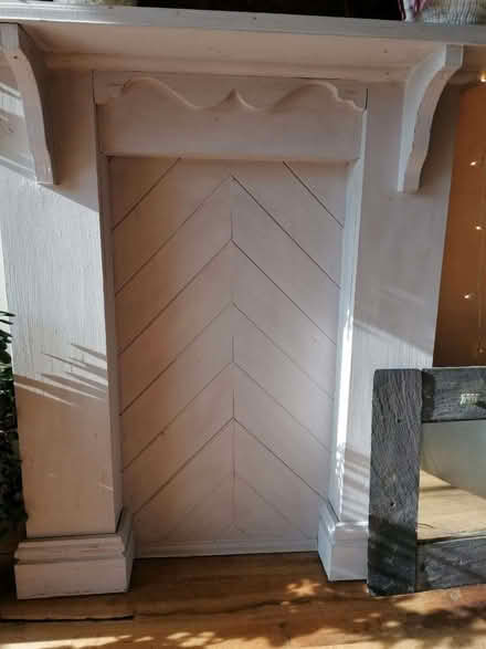 Photo of free Painted wooden fireplace cover (Northfield B31) #4