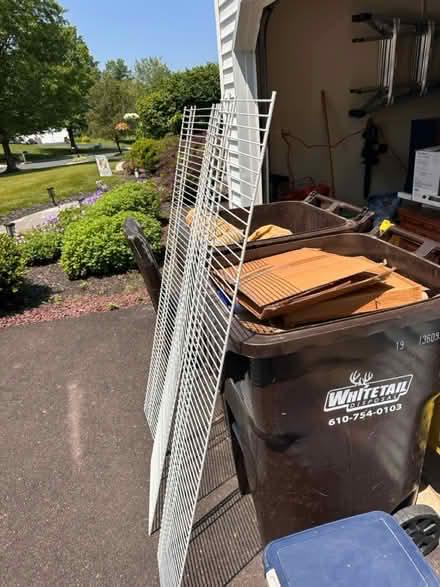 Photo of free Vinyl wire shelves (Souderton) #2