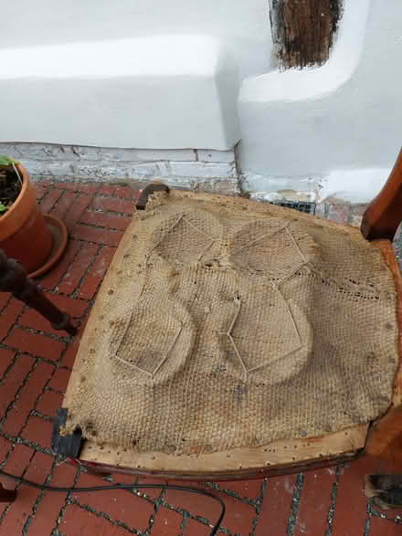 Photo of free 4 antique chairs - for reupholstery (Wymondham NR18) #3