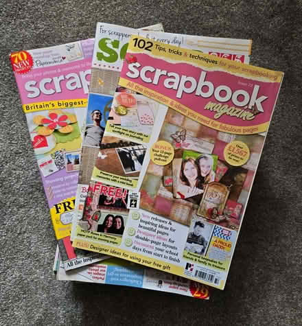 Photo of free Stack of scrapbooking magazines (Stroud GL10) #1