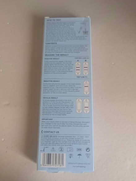 Photo of free 1x Pregnancy Test (Stoke-on-Trent ST6) #2