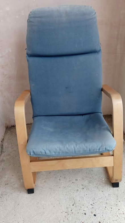 Photo of free IKEA OLAND Children's Chair BLUE (Gants Hill / IG2) #1