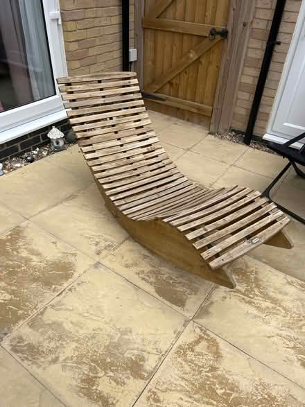 Photo of free Garden wooden rocking loungee (Rackheath) #1
