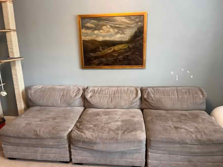 Photo of free Grey sectional sofa (Downley HP13) #1