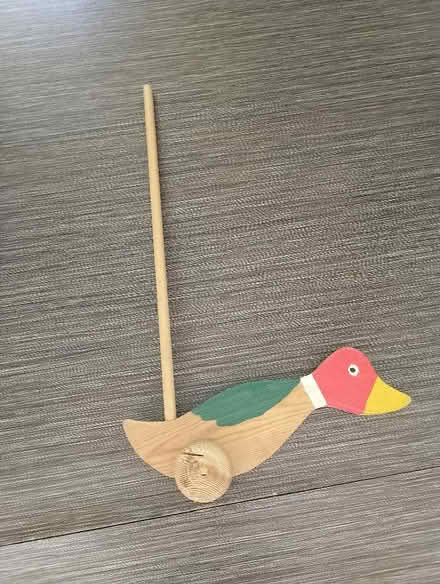 Photo of free Push along wooden duck toy (Harrogate HG2) #1