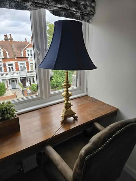 Photo of free Navy blue lampshade shade (SW15) #2