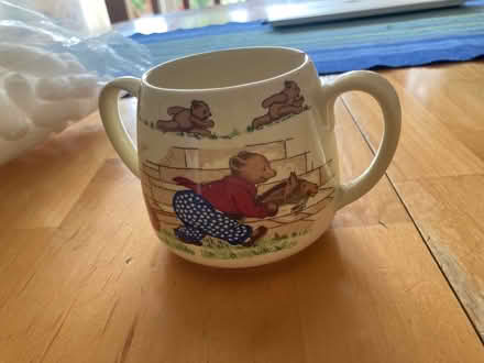 Photo of free Old 2 handled Bunnikins mug (Bear Flat) #1