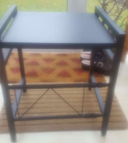 Photo of free Black table small and extends (Frimley Green GU16) #3