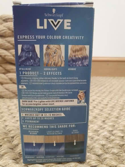 Photo of free Electric Blue Live hair dye (Catterick Garrison DL9) #2