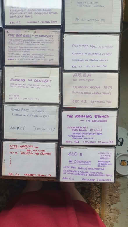 Photo of free Box of nearly 100cassette tapes mostly recorded, some blanks (Llandrindod LD1) #3