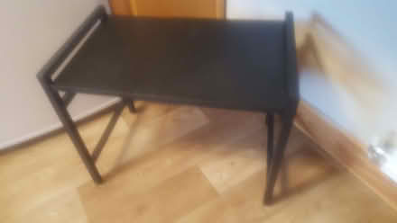 Photo of free Black table small and extends (Frimley Green GU16) #2