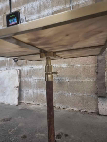 Photo of free Solid marble topped table (Freeland, Oxfordshire OX29) #2