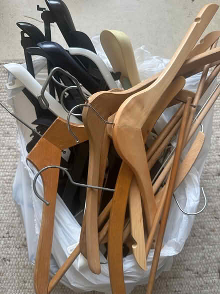 Photo of free Bag Of Coat Hangers (CT14) #1