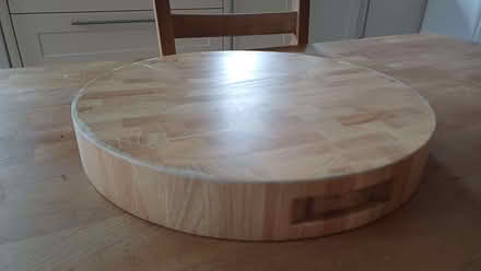 Photo of free Chopping board. Circular. Deep (Charlton OX12) #2