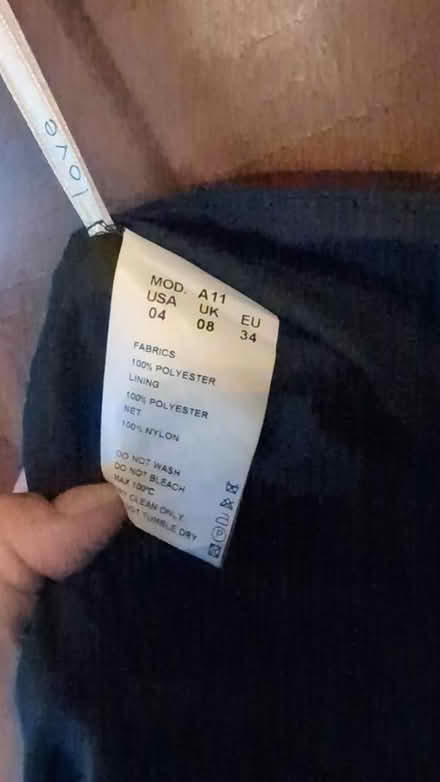Photo of free Strapless navy evening gown 8 (Kenilworth CV8) #3