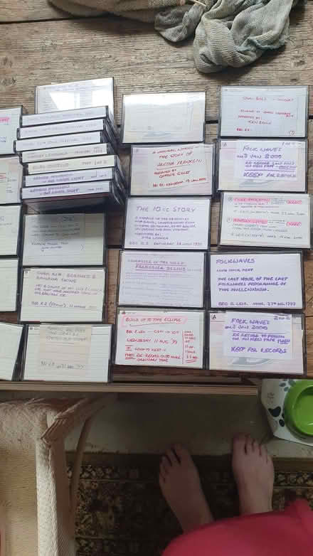 Photo of free Box of nearly 100cassette tapes mostly recorded, some blanks (Llandrindod LD1) #4