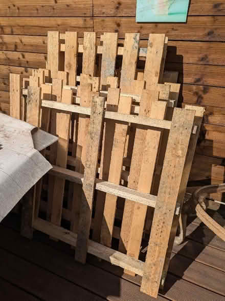 Photo of free 4x wooden pallets (Stanton CH63) #1