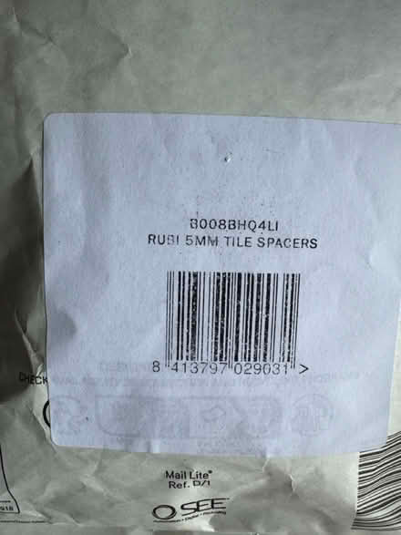 Photo of free Tile spacers unused (PR8, Birkdale) #4