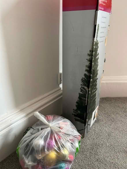 Photo of free Christmas tree and baubles (Bryson Road EH11) #3