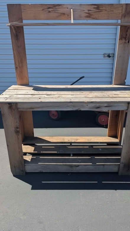 Photo of free Wood Potting Table (San Mateo) #1