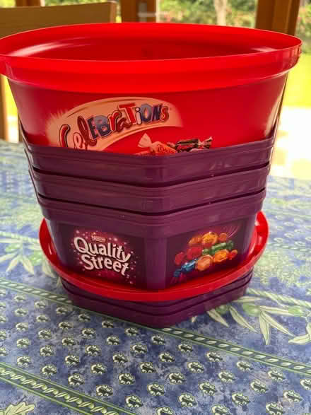 Photo of free Tubs from chocolates (South Oxfordshire RG9) #1