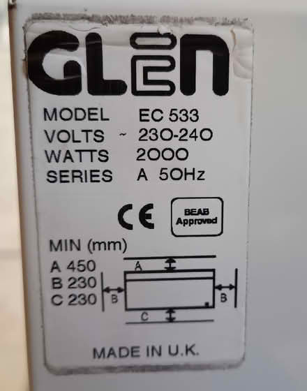 Photo of free Electric heater (Burton-in-Kendal LA6) #4