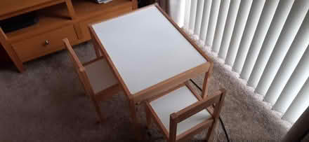 Photo of free IKEA LATT Childs table X 2 chairs (NP44 Croesyceiliog) #2