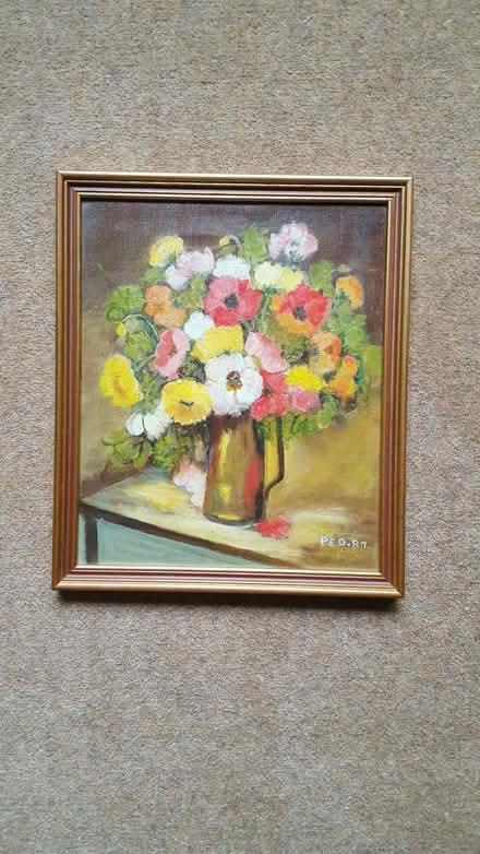 Photo of free Framed painting, probably acrylics on canvass (Crowthorne RG45) #1