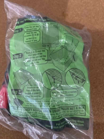 Photo of free Net cover for recycling box (Chiswick W4 near High Road) #2