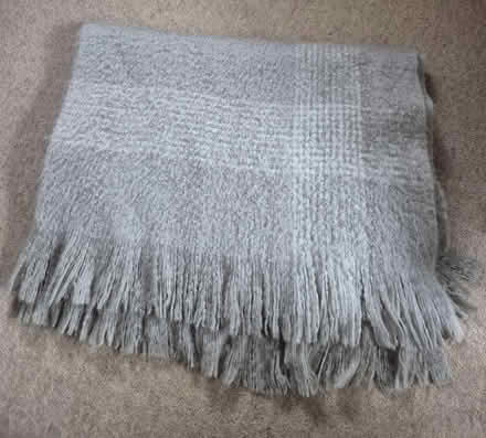Photo of free Grey bed throw/blanket (Roundwood AL5) #1