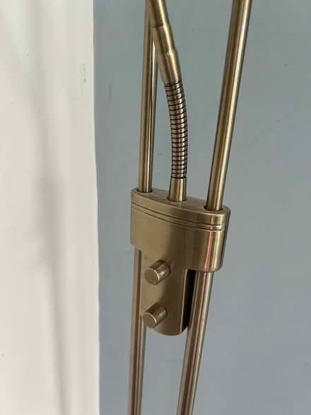 Photo of free Brass effect dimmable floor lamp (Epsom KT19) #1