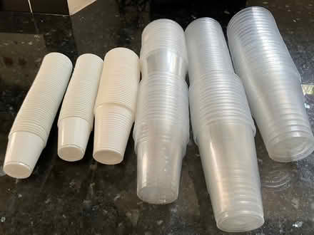 Photo of free Assorted disposable plastic glasses (Motherby CA11) #1