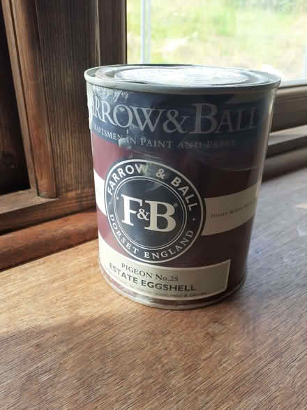 Photo of free Farrow and Ball estate eggshell paint (Wirksworth DE4) #1