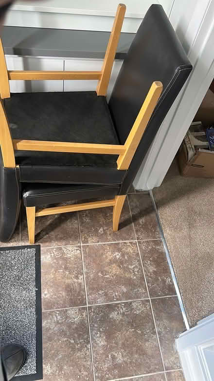 Photo of free 6 dining chairs (Roslin EH25 9LF) #2