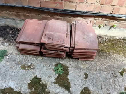 Photo of free 20 red ceramic roof tiles (Hitchin (SG5)) #1