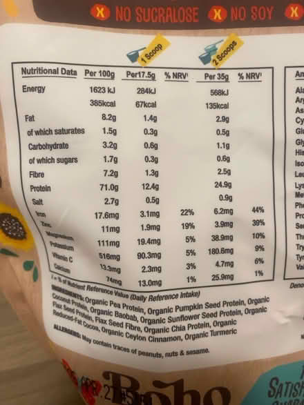 Photo of free Organic Unflavoured Whey Protein (Queens Park W10) #2