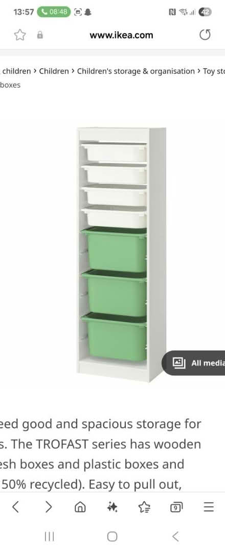 Photo of free Ikea troft storage unit (Oval) #1