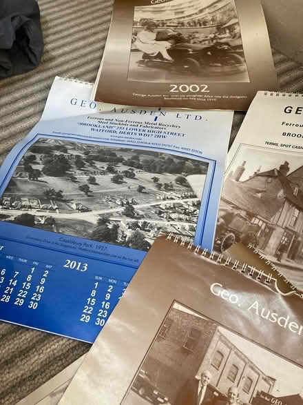 Photo of free Old George Ausden calendars (North Watford) #1