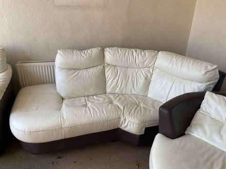Photo of free Corner Sofa & armchair (Blackpool) #3