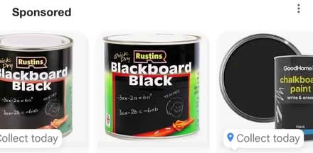 Photo of Chalkboard paint (Queen's Park BN2) #1