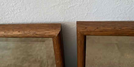 Photo of free Oak Framed Beveled Mirrors (Cupertino - DeAnza and 280) #2