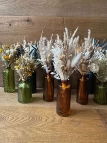 Photo of Jars, small vases and interesting bottles for wedding (Malvern WR14) #1
